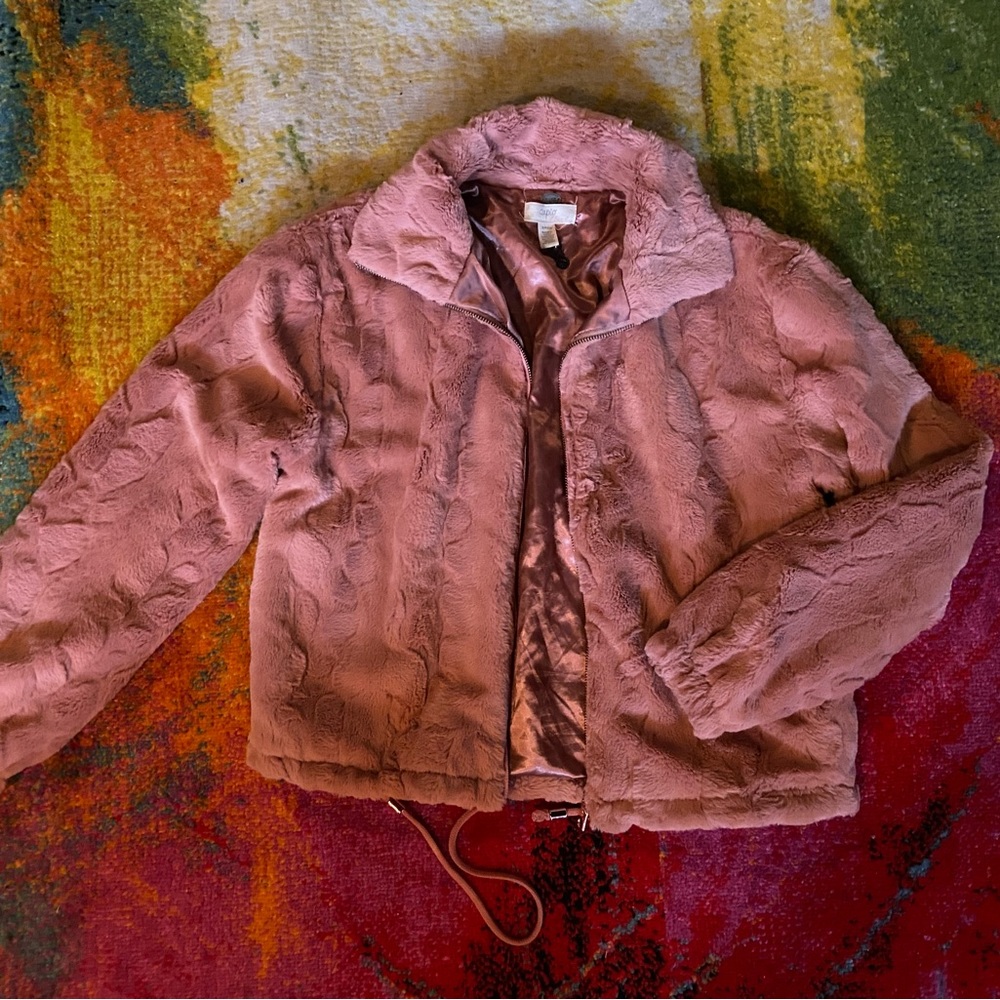 Cupio faux fur jacket pink
